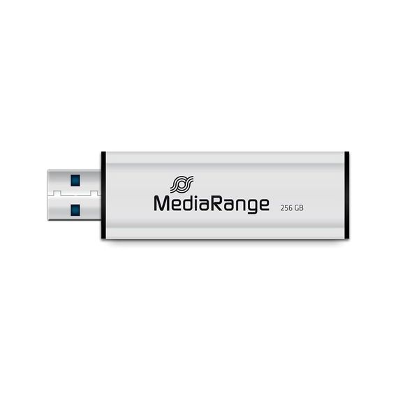 USB флеш накопичувач Mediarange 256GB Black/Silver USB 3.0 (MR919) | Зображення 3