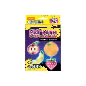 Набор для творчества термомозаики 4 в 1 НТ-27 светящиеся в темноте Фрукты