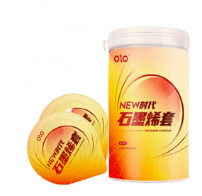 Презервативи Olo з гіалуроновою кислотою та графеном 001 (паковання 10 шт.) sexstyle