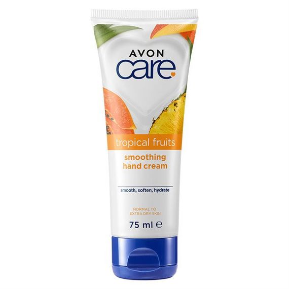 Крем для рук Avon Care с экстрактами фруктов (ананас, манго, папайя), 75 мл
