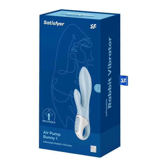 Вібратор-кролик надувний Satisfyer Air Pump Bunny 1 | Зображення 5