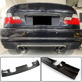 Диффузор заднего бампера V1 (для M3, Карбон) для BMW 3 серия E-46 1998-2006 гг