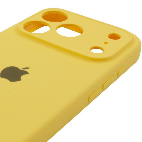 Чохол Silicone Case Full Camera Protective (AA) для Apple iPhone 17 Pro Max (6.9") Жовтий / Yellow | Зображення 3