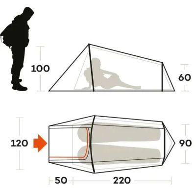 Палатка Ferrino Sling 2 Sand (99108NSS) (929757) | Зображення 2