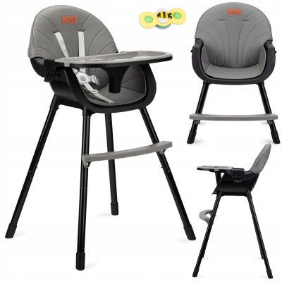 Стульчик для кормления MoMi JUA Flovi black (KRKA00018) | Зображення 5