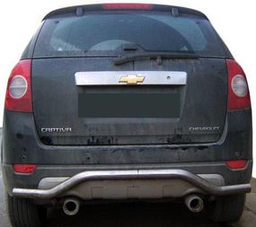 Задня дуга AK008 (нерж.) для Chevrolet Captiva 2006-2019рр