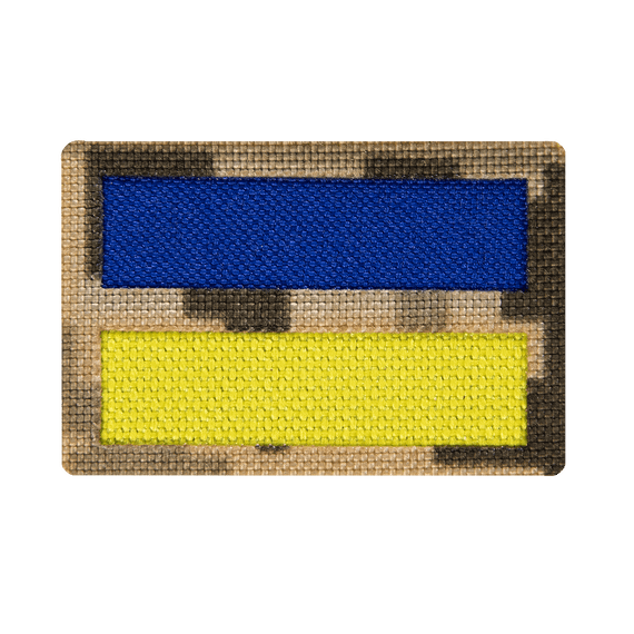 Патч Camotec прапор України (4.5*3) Піксель (9279)