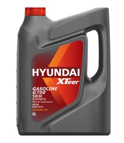 Моторна олива HYUNDAI XTeer Gasoline G700 5W-30 6л.