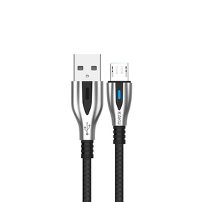 Кабель Kaku KSC-097 USB - Micro USB 1.2m с индикатором - Black