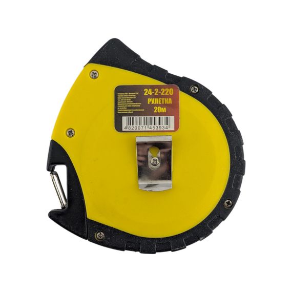 Рулетка измерительная Vectron Profi 20 м x 10 мм 24-2-220 | Зображення 1