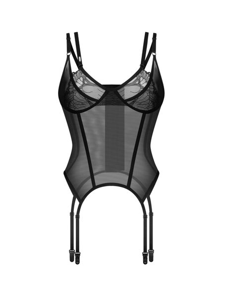 Корсет Obsessive Arrowel Black corset L/XL | Зображення 2