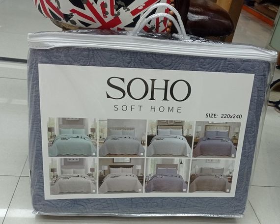 Покривало Soho 220x240 см Venzel Gray | Зображення 1