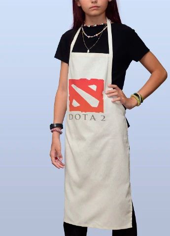 Універсальний фартух(dota )для кухні, роботи та творчості. 78х50 см
