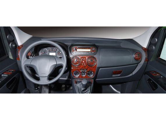 Декоративні накладки салону Дерево для Fiat Fiorino/Qubo 2008-2024 рр | Зображення 3