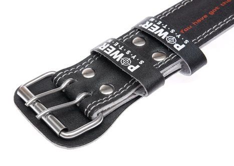 Пояс для важкої атлетики Power System PS-3250 Power Basic шкіряний Black M | Зображення 5