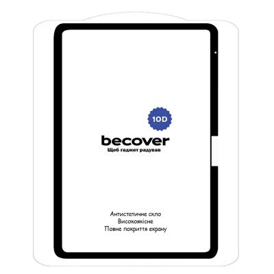 Стекло защитное BeCover 10D Apple iPad Air 13&quot; M2 2024 Black (711676) | Зображення 1