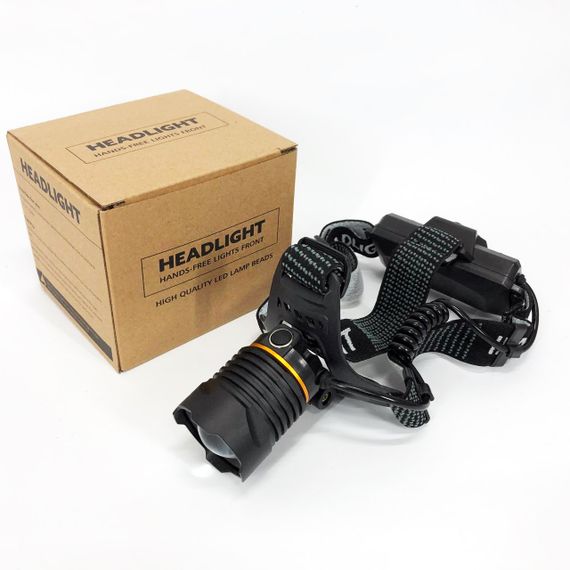 Ліхтар налобний PLD-8059-P50-UV, потужний акумуляторний ліхтарик налобний, налобний ліхтар яскравий | Зображення 5