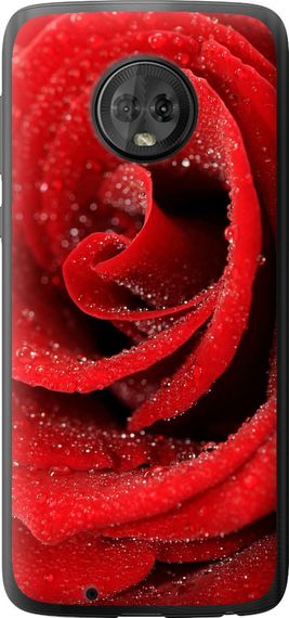 Чехол на Motorola Moto G6 Красная роза "529u-982-17620"