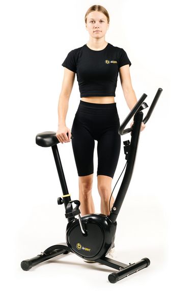 Велотренажер Besport BS-1430 EasyRide чорно-жовтий | Зображення 7