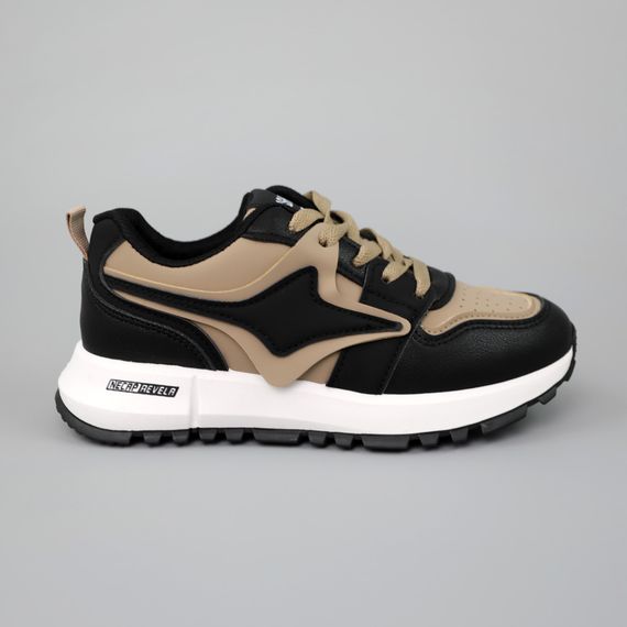 Кросівки жіночі 589525 Чорно-бежеві 36 37 38 39 40