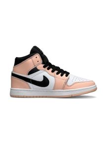 Жіночі кросівки N-ik-e Air Jordan 1 Retro HD Black White Peach , В'єтнам , весна / літо / осінь
