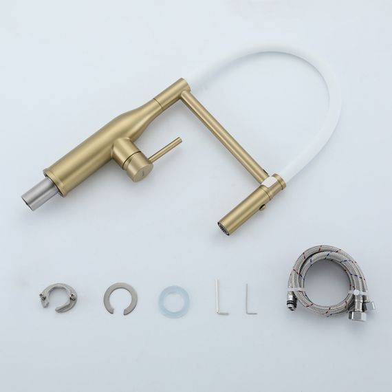 Змішувач для кухні Gappo з гнучким виливом G4098-23 | Зображення 5