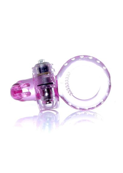 Ерекційне кільце Rabbit Vibro CockRing Pink Sex Aura | Зображення 5