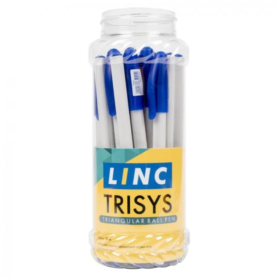 Ручка кулькова масляна Trisys LINC 411715 Синій shop (8029171650014) | Зображення 1