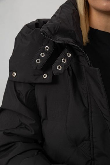 Куртка женская зимняя, цвет черный, 244R5609 | Зображення 4