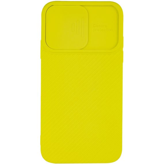 Чохол Camshield Square TPU зі шторкою для камери для Apple iPhone XS Max (6.5") Жовтий | Зображення 1