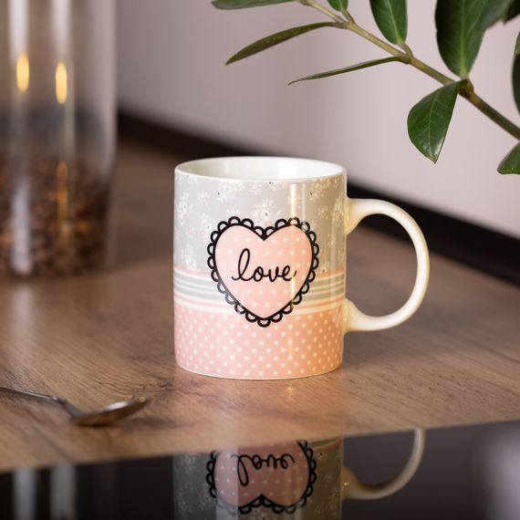 Чашка фарфоровая 400 (мл) для кофе и чая RX-N240143PK | Зображення 3