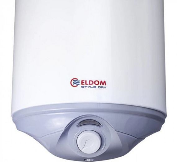 Водонагрівач Eldom STYLE 100 л, 2,0 кВт, "мокрий" ТЕН, вертикальний, циліндричний, білий (72270W) | Зображення 3