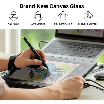 Графический планшет Huion Kamvas 13 Gen 3 Black + рукавичка (GS1333) | Зображення 2