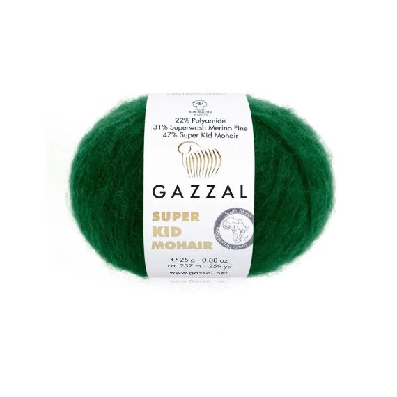 Super Kid Mohair № 64428 Gazzal Турецька пряжа для в'язання нитки кід мохер 64428
