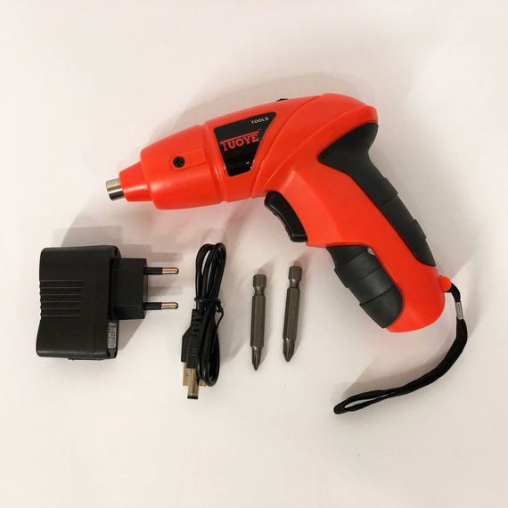 Шуруповерт викрутка Електрична PRO TUOYE з бітами та адаптером, електро шуруповерт, компактний легкий | Зображення 9