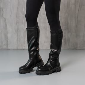 Чоботи жіночі Fashion Yentl 3870 40 розмір 25,5 см Чорний