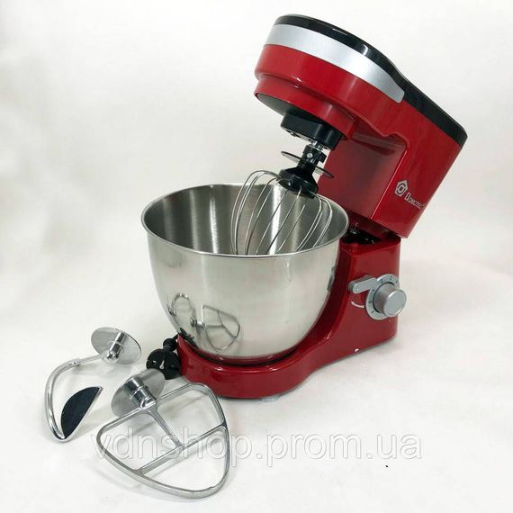 Тістомісильник з великою чашею Domotec, Електричний стаціонарний міксер, Міксер стаціонарний знімний EQ-63 | Зображення 6