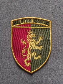 Шеврон 24 ОМБр "MILITES REGUM"  / На правый рукав