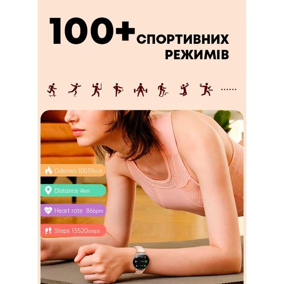 Smart Rose Steel с фонариком, 2 ремешка | Зображення 7