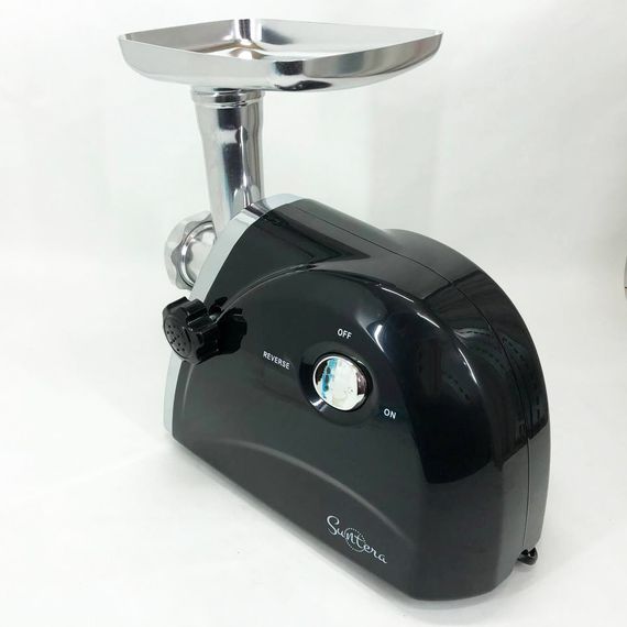 Мясорубка Suntera SMG-5418B, электромясорубка для шинковки, мясорубка электрическая металл | Зображення 3