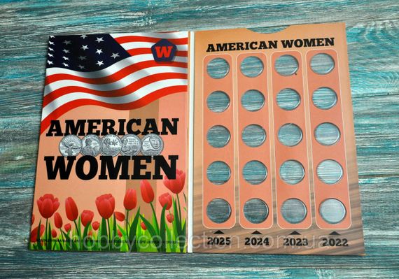 Альбом колекційний капсульний для пам'ятних монет США American Women Quarters | Зображення 6
