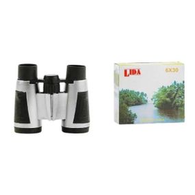 Бинокль со шнурком 6039 Черный с серым