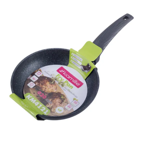 Сковорідка d20см алюміній а/п Black marble 4121 KAMILLE | Зображення 2