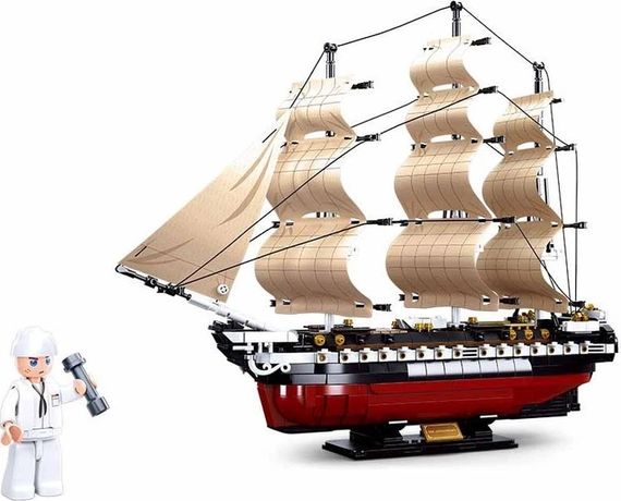 Конструктор SLUBAN M38-B0836 "Model Bricks": Фрегат ІХ-21, 1:170, 1118 дет. | Зображення 1