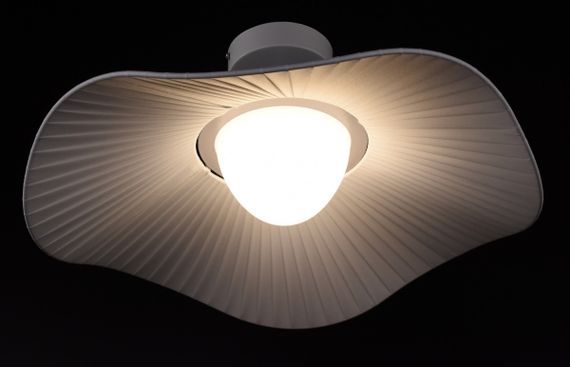 Люстра світлодіодна стельова LED світильник для квартири на стелю лед 26926 Білий 20х44х44 см. | Зображення 8