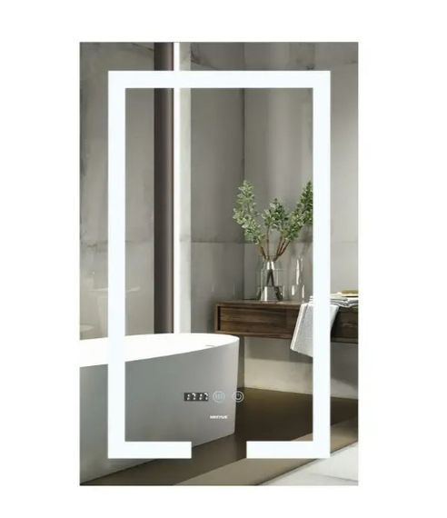 Дзеркало Mixxus Hard MR06-50x80 (годинник, LED-підсвічування, антизапотівання) (MI6011)