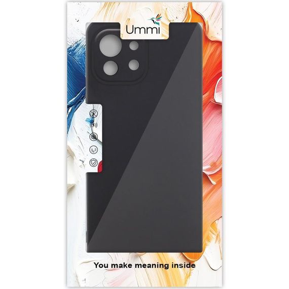 Чохол Silicone Cover Ummi Lakshmi Full Camera (AA) для Xiaomi Mi 11 Lite Чорний / Black | Зображення 1