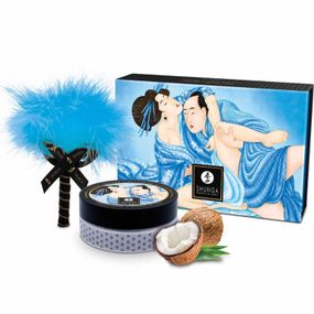Смачна пудра для оральних пестощів Shunga Body Powder Coconut Thrills, 75 г, аромат кокоса sexstyle