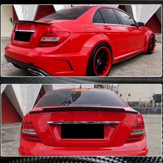 Спойлер SD V3 (Карбон) для Mercedes C-class W204 2007-2015 рр | Зображення 2