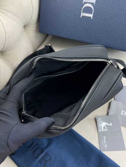 Месенджер чорний Dior Zipped Rider 2.0 c852 | Зображення 9